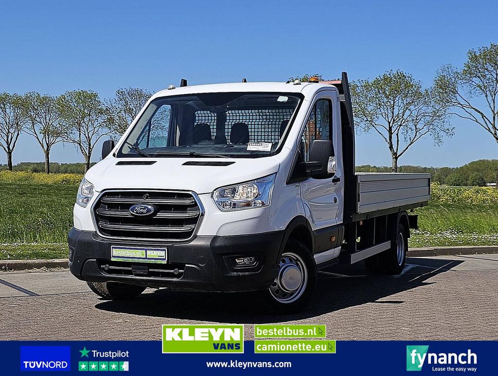 Ford TRANSIT 2.0 Open-Laadbak L4 XL!, Auto's, Wit, Bedrijf, Ford, Te koop