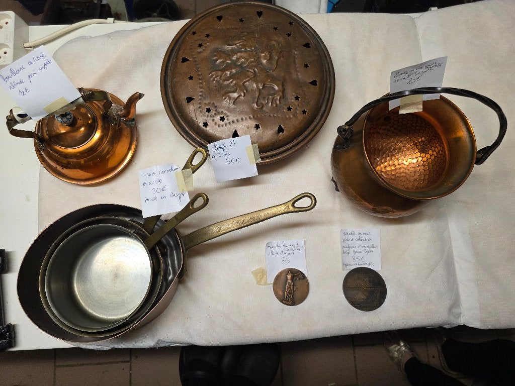 koperen voorwerpen, Antiek en Kunst, Antiek | Brons en Koper, Ophalen, Koper