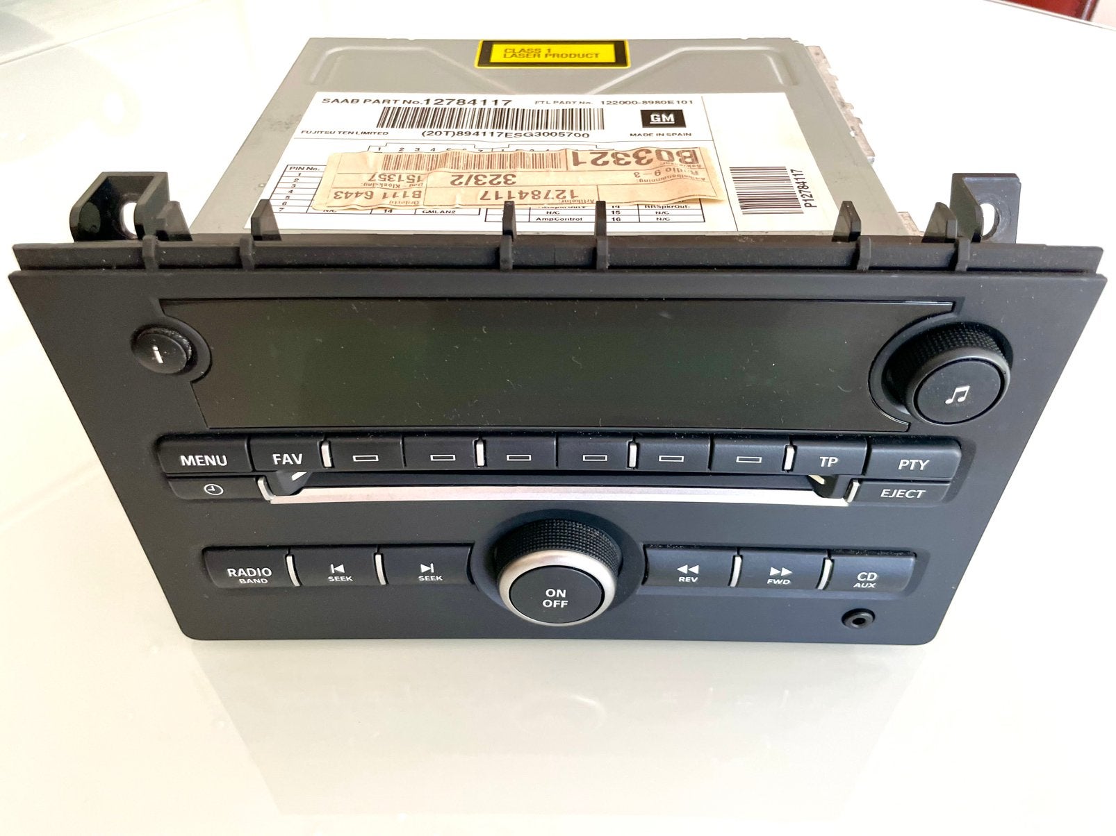 Auto radio-CD speler Saab 9-3, Auto diversen, Autoradio's, Ophalen, Gebruikt