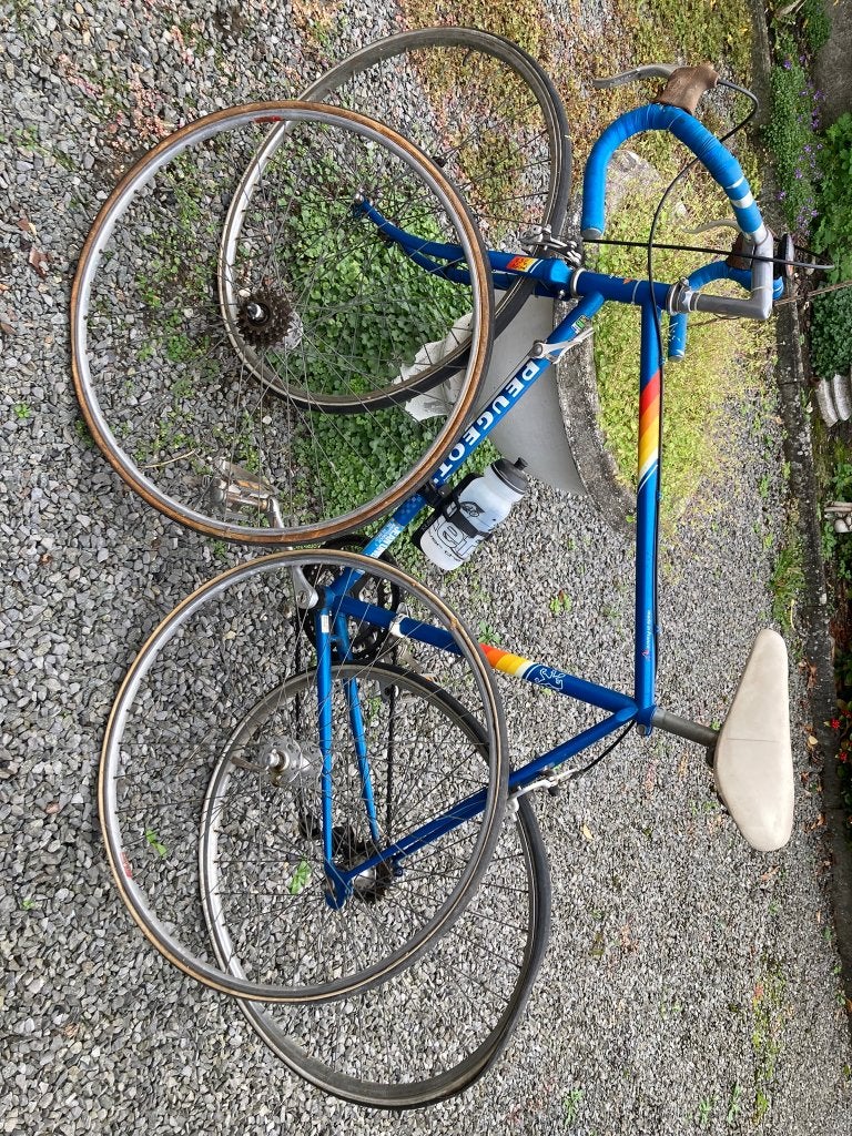 Retrofiets Peugeot, Vélos & Vélomoteurs, Autres marques, Frein sur jante, Moins de 10 vitesses, 57 à 61 cm