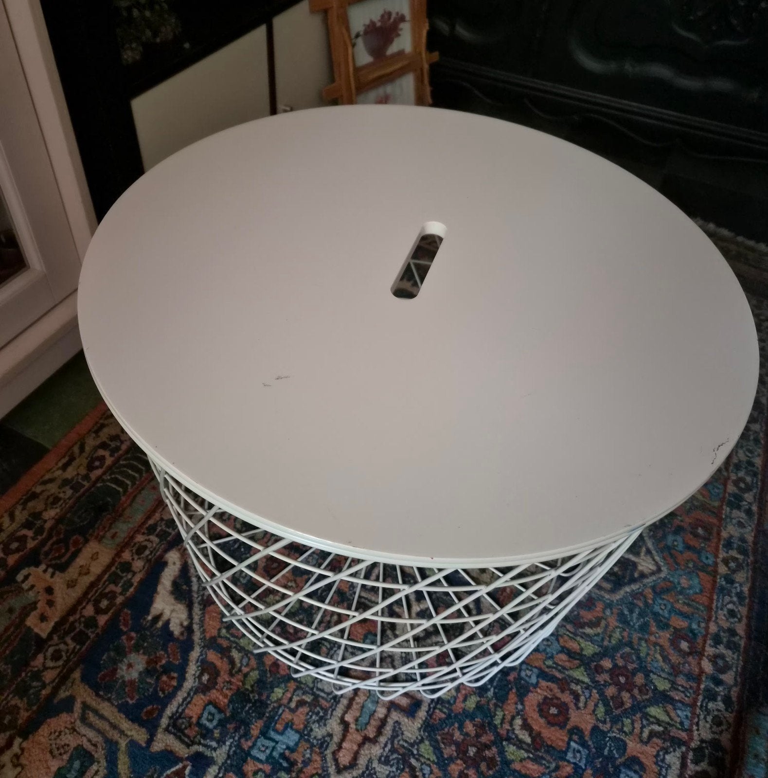 Table / panier ikea, Enlèvement