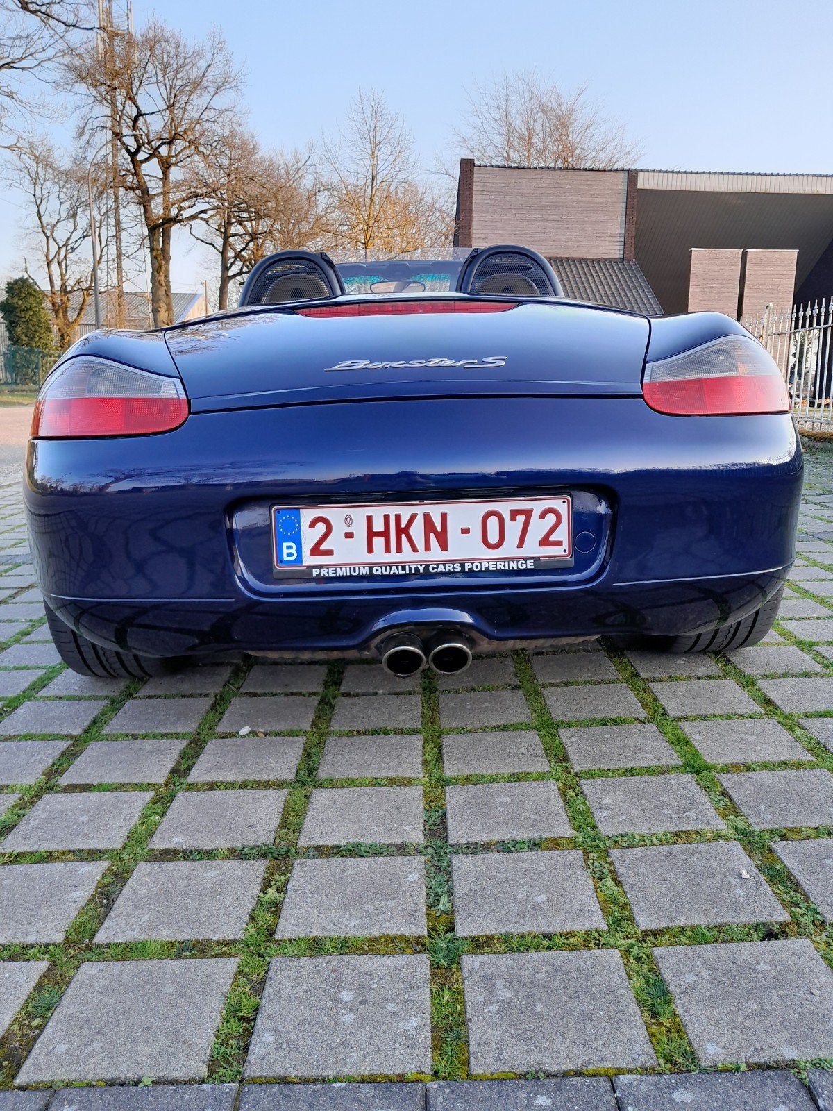 Porsche Boxster 'S' Cabriolet 3.2i Handgeschakeld, Auto's, Porsche, Achterwielaandrijving, Beige, Cabriolet, Blauw