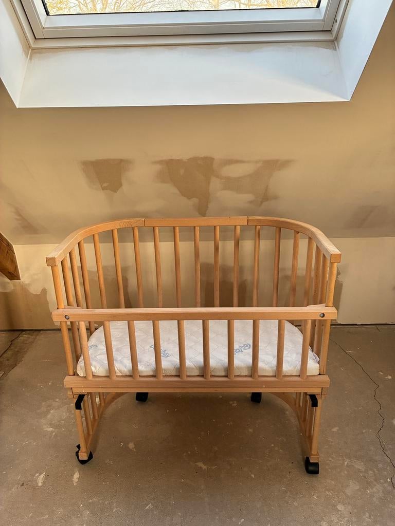 Babybay cosleeper hout naturel, Enlèvement, Comme neuf