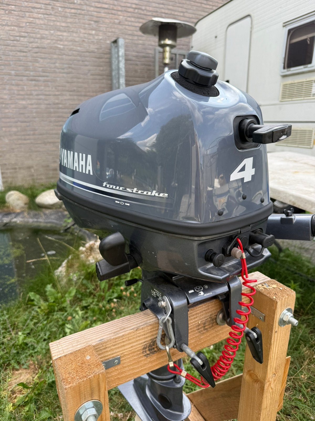 4pk 4takt yamaha buitenboordmotor kortstaart, Watersport en Boten, Ophalen, Zo goed als nieuw, Buitenboordmotor