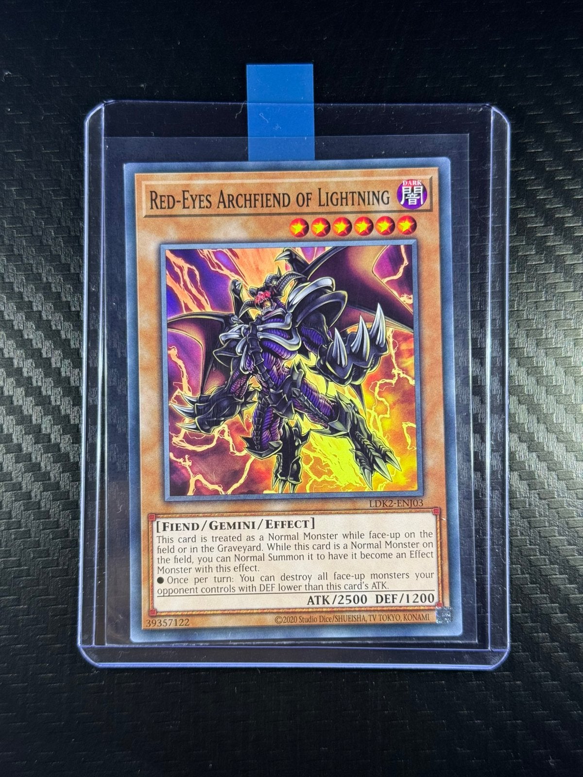 Red-Eyes Archfiend of Lightning | Common | LDK2-ENJ03, Verzenden, Nieuw, Losse kaart