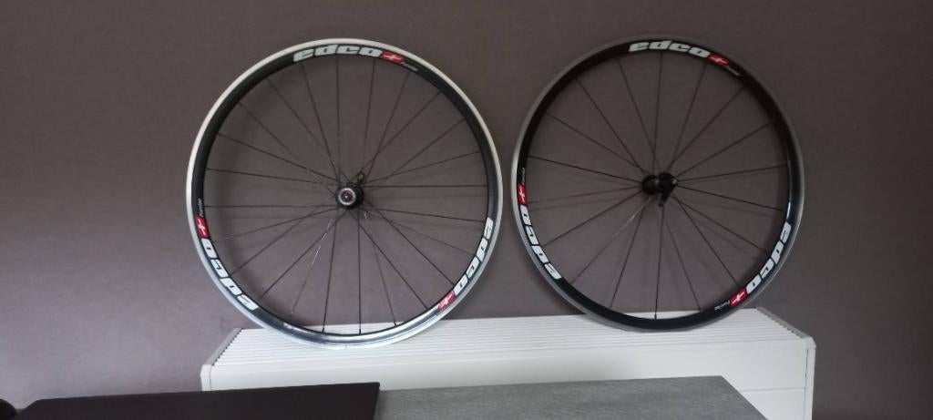 Carbon wielen met velgremmen, Fietsen en Brommers, Ophalen, Zo goed als nieuw, Carbon