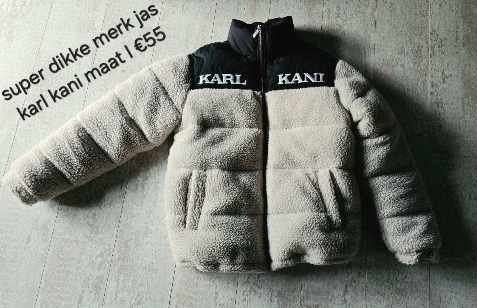super warme merk jas karl kani maat l, Vêtements | Hommes, Enlèvement, Taille 52/54 (L)
