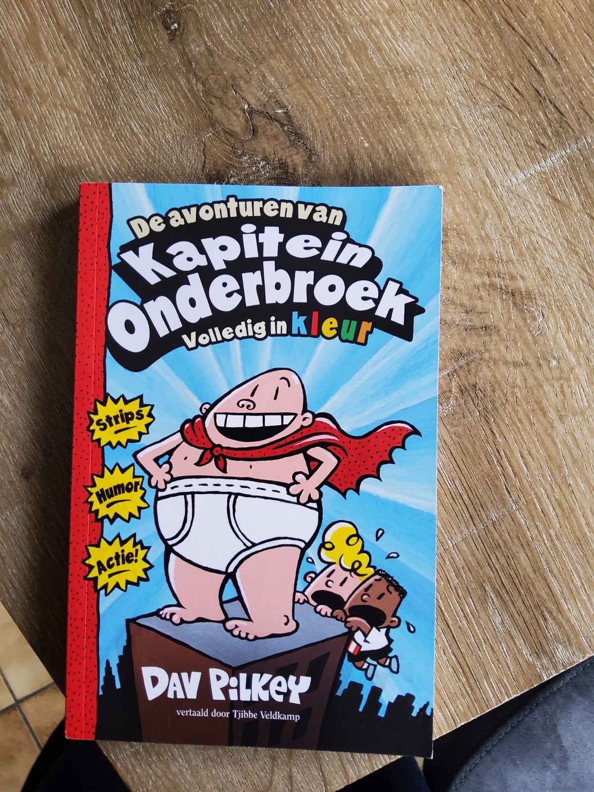 Boek De avonturen van Kapitein Onderbroek, Ophalen