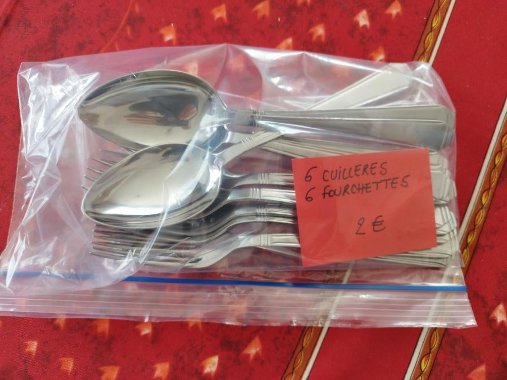 Lot couverts, Résiste au lave-vaisselle, Couverts en vrac, Comme neuf, Enlèvement