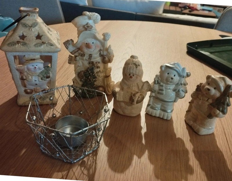 Set kerstversieringen van hars, Diversen, Kerst, Ophalen