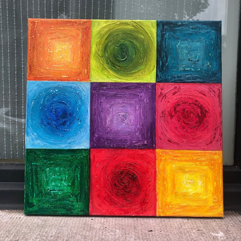 Schilderij, Antiquités & Art, Art | Peinture | Moderne, Enlèvement, Peinture acrylique