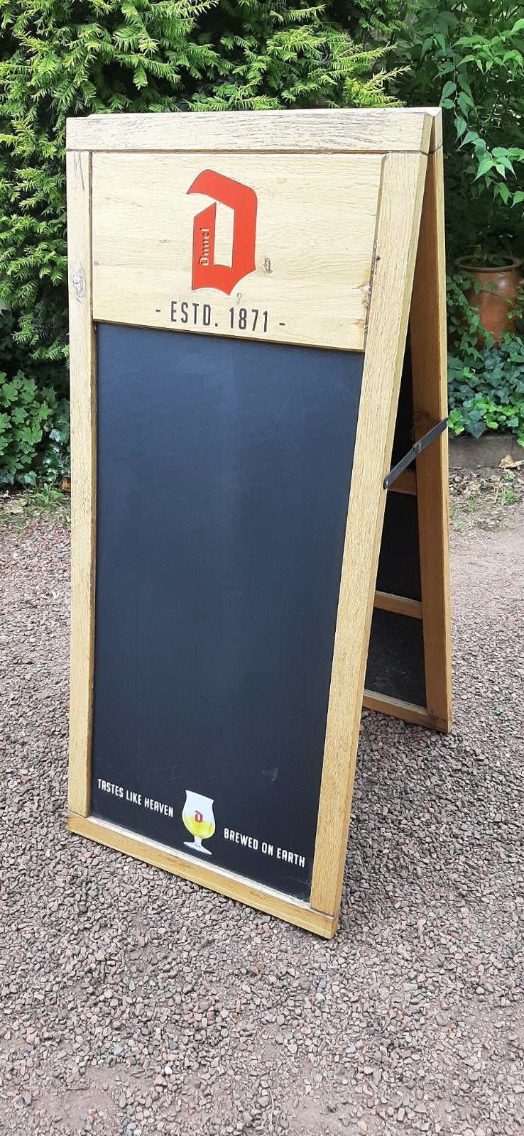 Mooi krijt bord van Duvel., Verzamelen, Ophalen of Verzenden