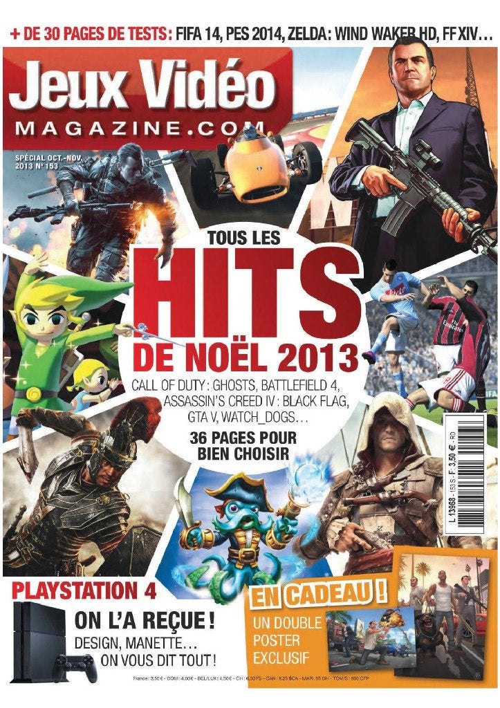 Jeux Vidéo Magazine 153 Special Octobre Nov. 2013 Magazine, Envoi, 1980 à nos jours, Journal ou Magazine