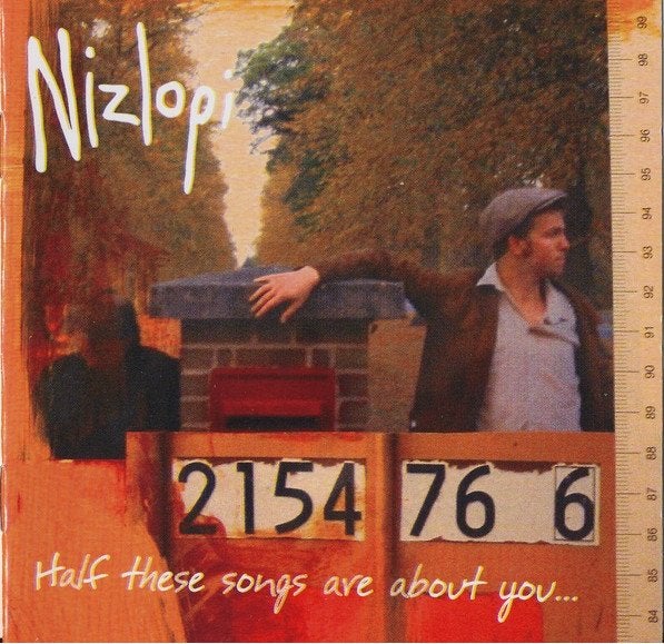 SALE--CD NIZLOPI-Half these songs are about you, Cd's en Dvd's, Cd's | Rock, Verzenden