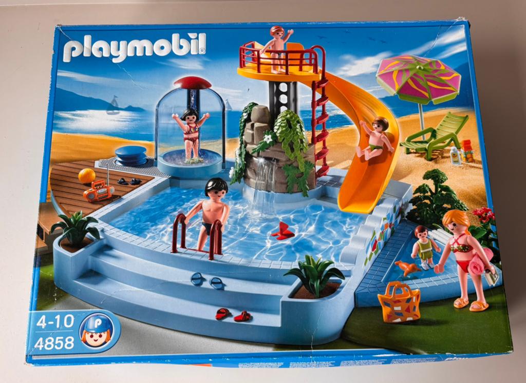 Playmobil zwembad en speeltuin, Kinderen en Baby's, Speelgoed | Playmobil, Ophalen of Verzenden, Zo goed als nieuw