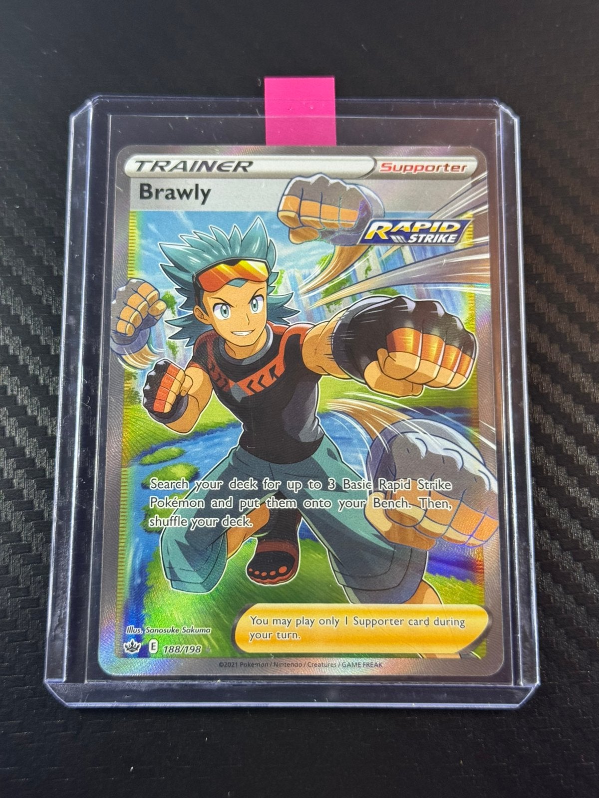 Brawly | Trainer | Holo | UR | 2021 | #188/198, Verzenden, Zo goed als nieuw, Losse kaart