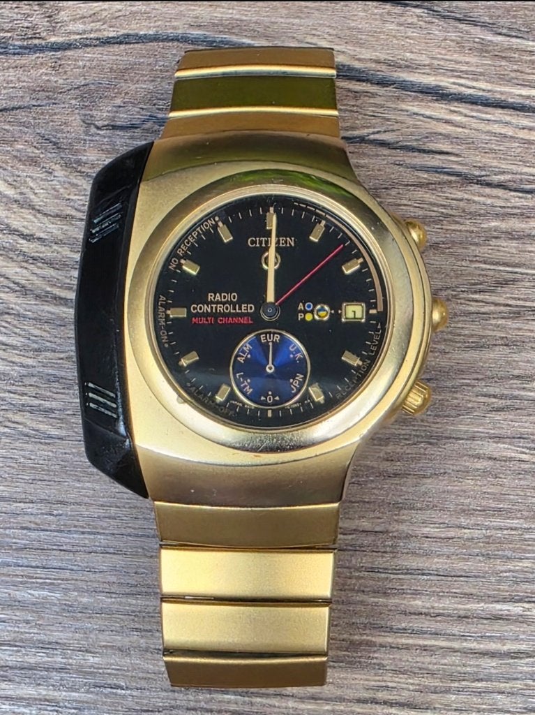 Montre citizen 8410 radio controlled, Handtassen en Accessoires, Ophalen of Verzenden, Gebruikt, Citizen