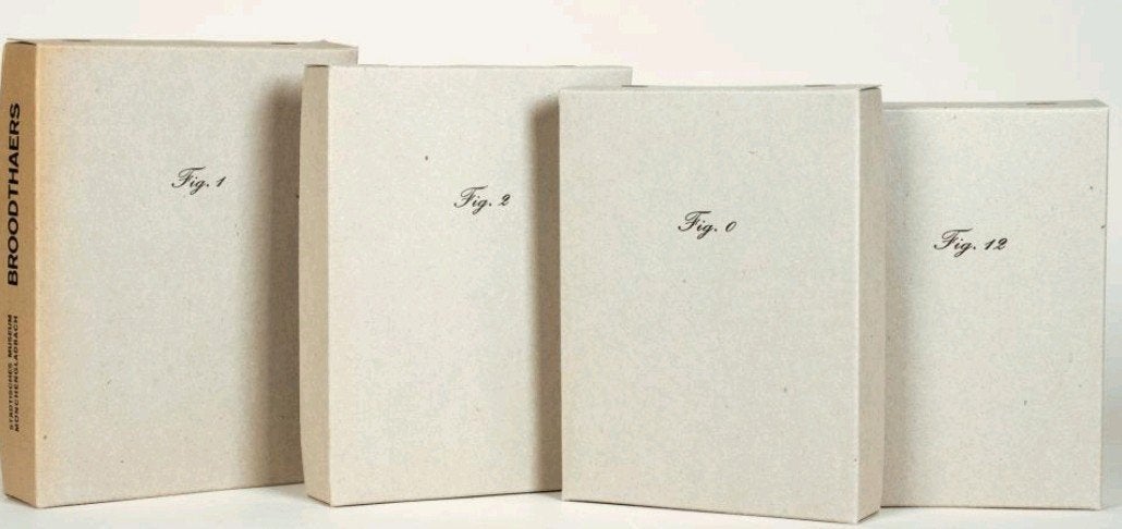 Marcel Broodthaers 1971, Ophalen