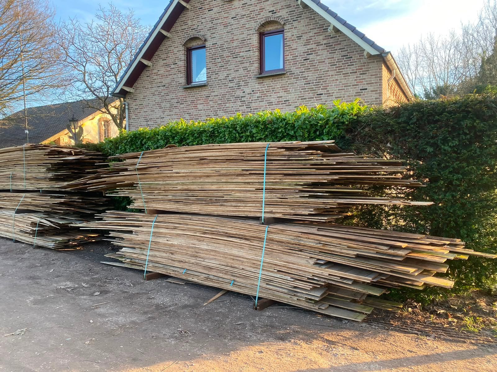 Hoogwaardig Mahoniehout, Ophalen, Zo goed als nieuw, Hout