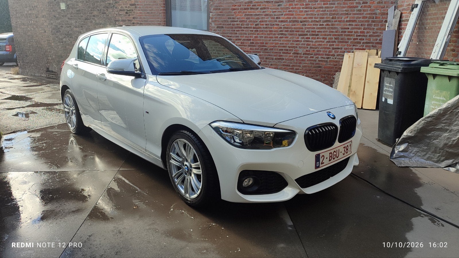 BMW 116i 2017, Autos, Achat, Boîte manuelle, Noir, 5 portes