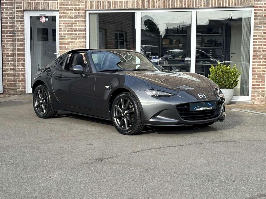 Mazda MX-5 2.0 ND RF SKYCRUISE / Bilstein / Apple / Camera, Auto's, Mazda, Achterwielaandrijving, 4 cilinders, Cabriolet, Leder