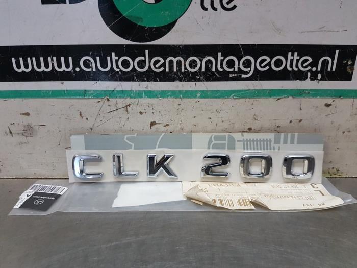 Embleem van een Mercedes CLK (CLK 97-), Auto-onderdelen, -, Nieuw, Ophalen of Verzenden, -