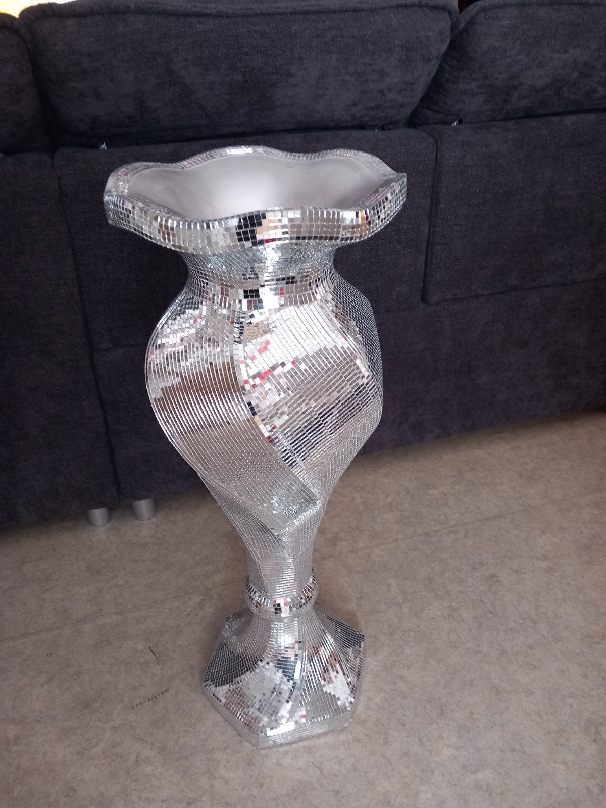 Grand vase strass H:80cm parfait état, Maison & Meubles