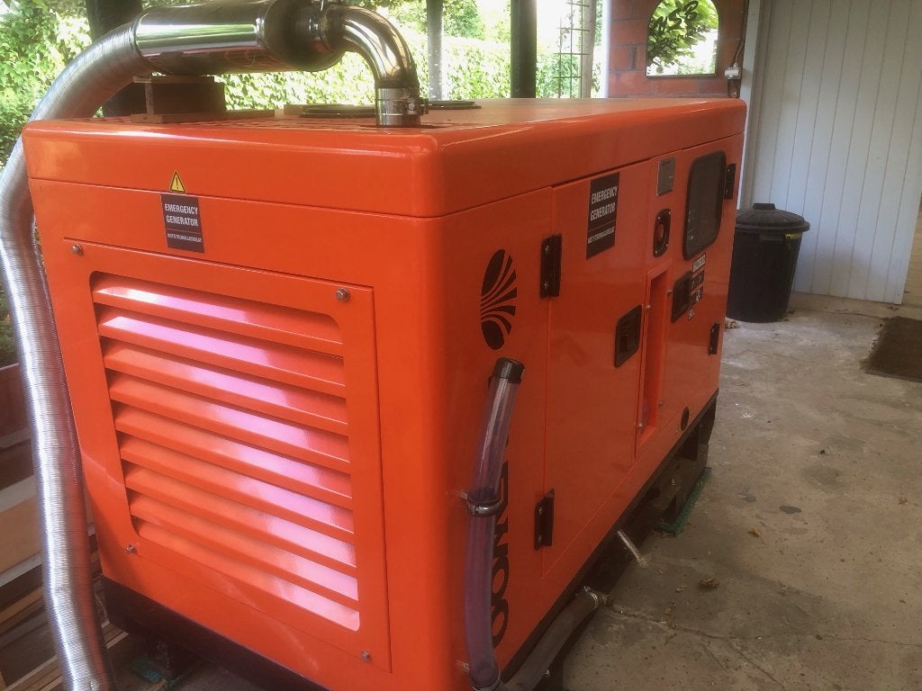 Stroomgroep, Bricolage & Construction, Neuf, 10 à 30 kVA, Démarrage électrique, Enlèvement