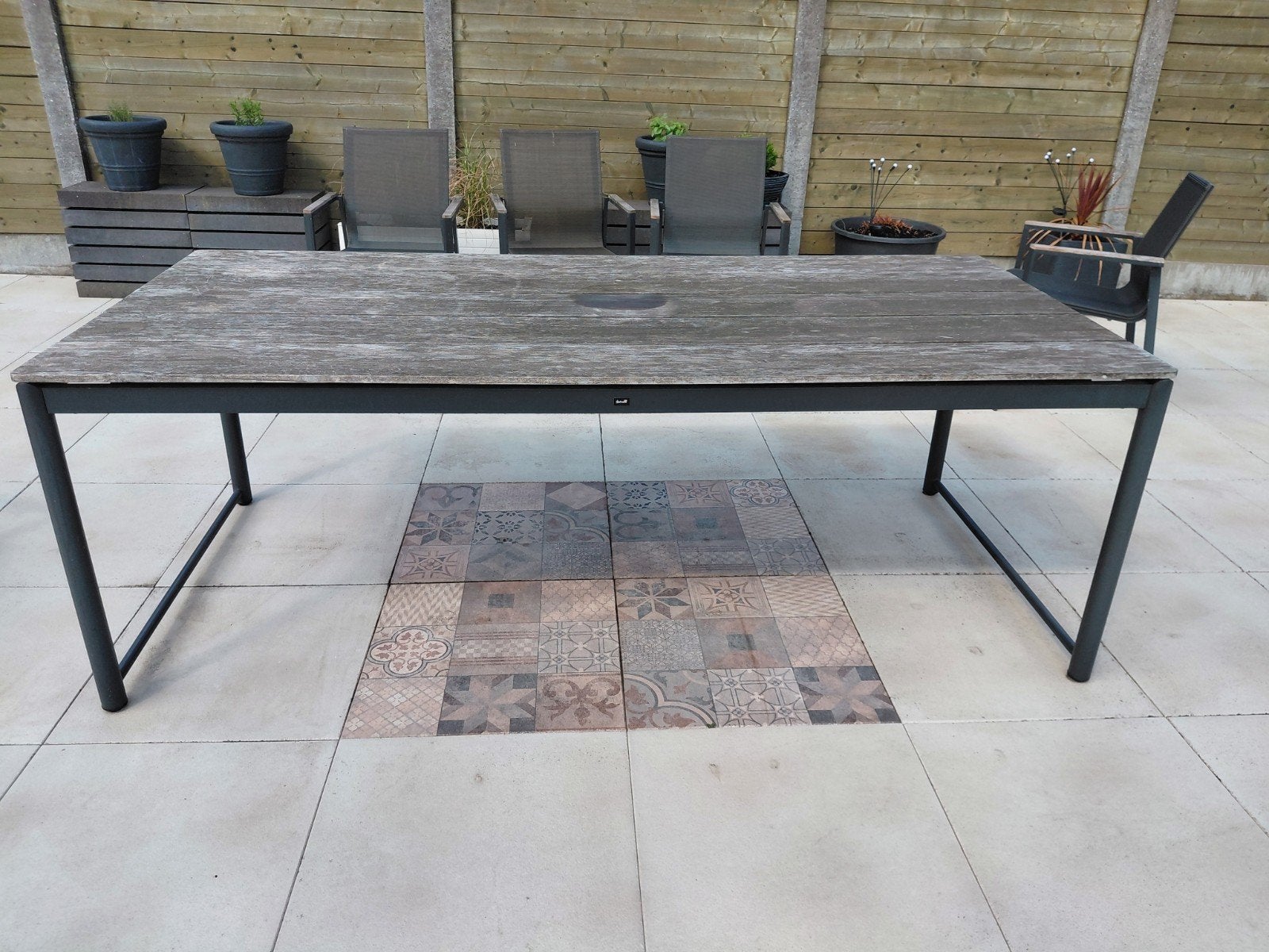 hartman tuintafel, Jardin & Terrasse, Enlèvement, Comme neuf, Rectangulaire, Bois