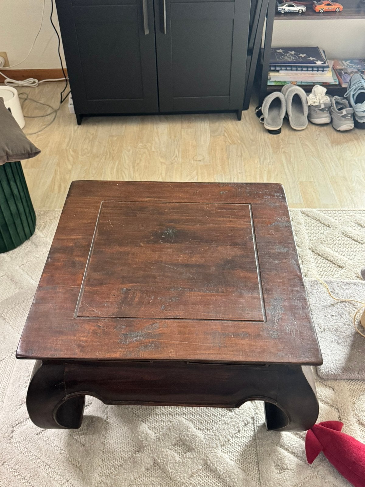 table salon, 50 à 100 cm, Carré, Enlèvement, Utilisé