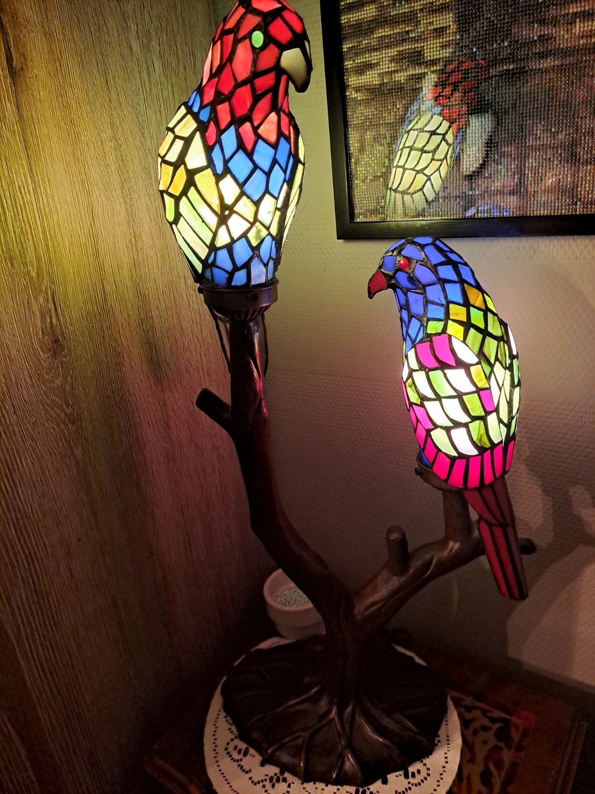 Tiffany style lamp, Ophalen