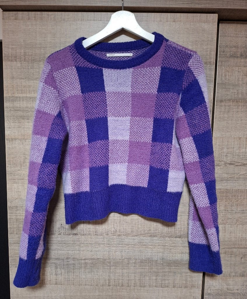 mooie trui, Kleding | Dames, Truien en Vesten, Ophalen of Verzenden, Zo goed als nieuw, Maat 38/40 (M), Paars