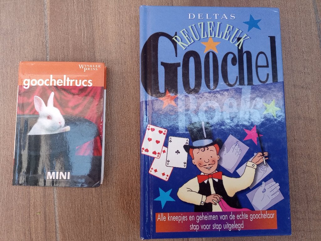 REUZELEUK GOOCHELBOEK + GOOCHELTRUCS - prima staat, Ophalen of Verzenden, Zo goed als nieuw, Overige typen