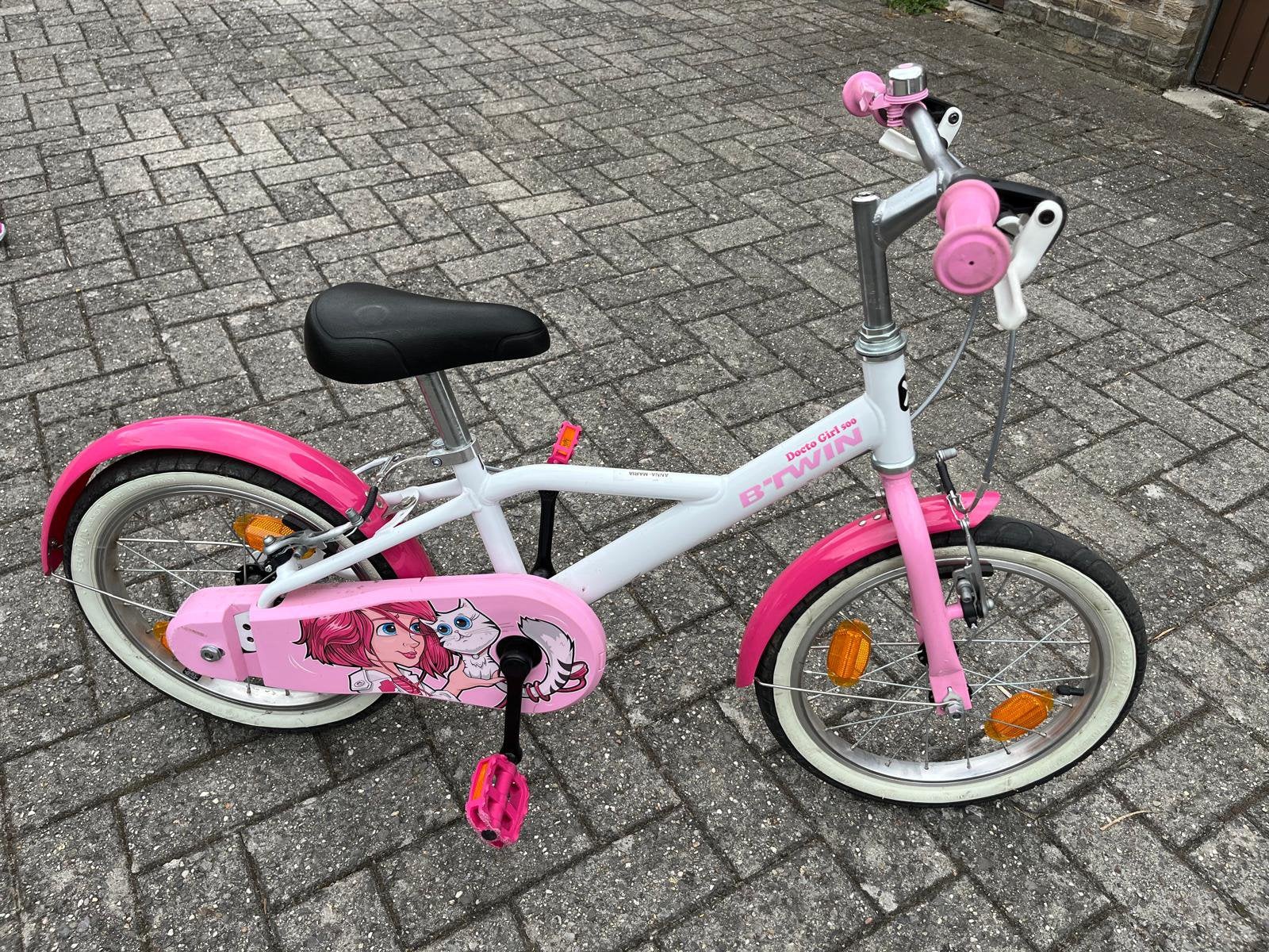 B’Twin Docto Girl 500 – 16 inch meisjesfiets, Ophalen, Zo goed als nieuw