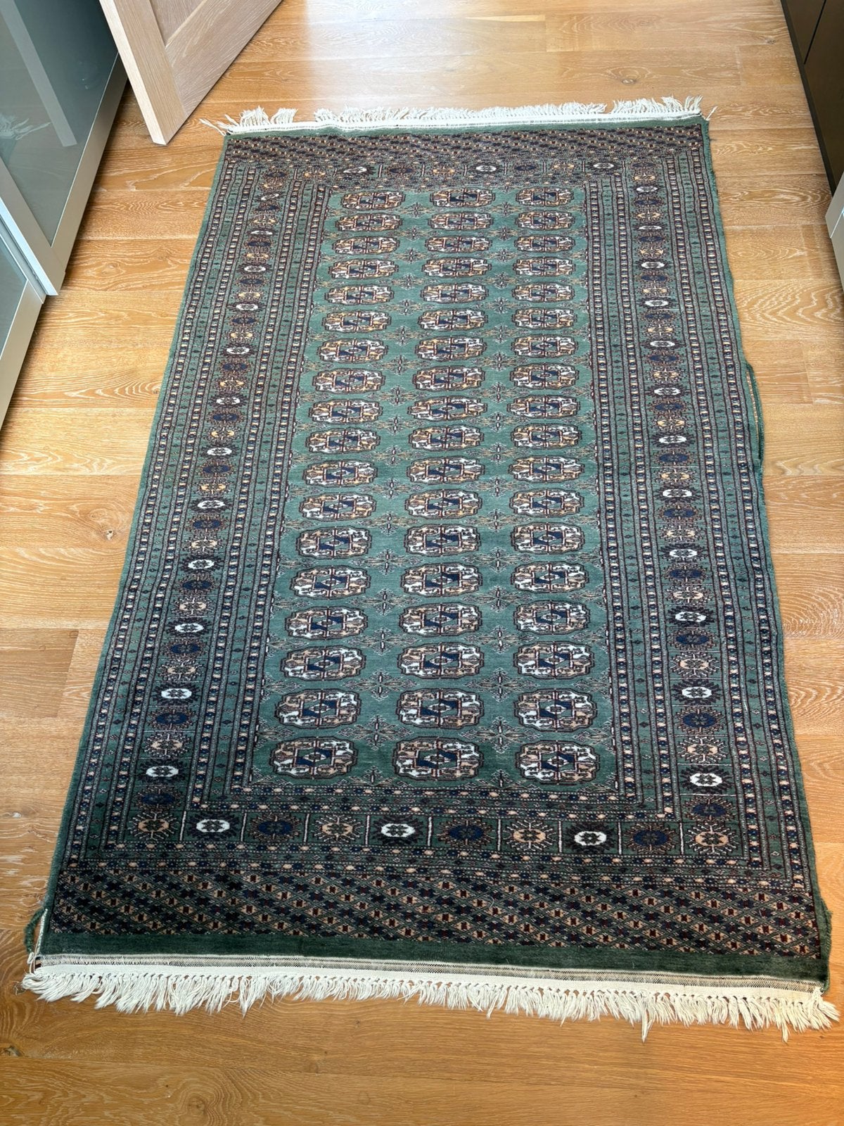 Perzisch tapijt 200 x 122 cm, Perzisch, 100 à 150 cm, Utilisé, Bleu
