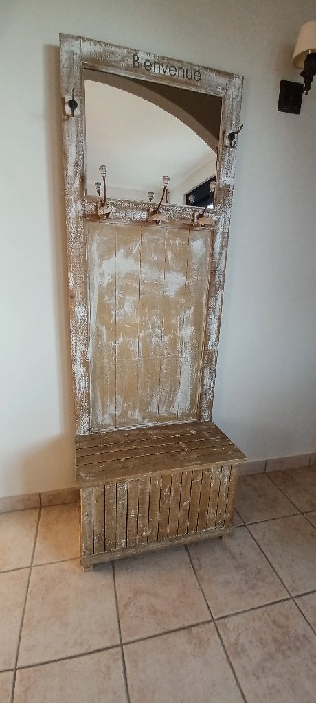 Meuble portemanteau, Comme neuf, Enlèvement, 100 à 150 cm, Bois