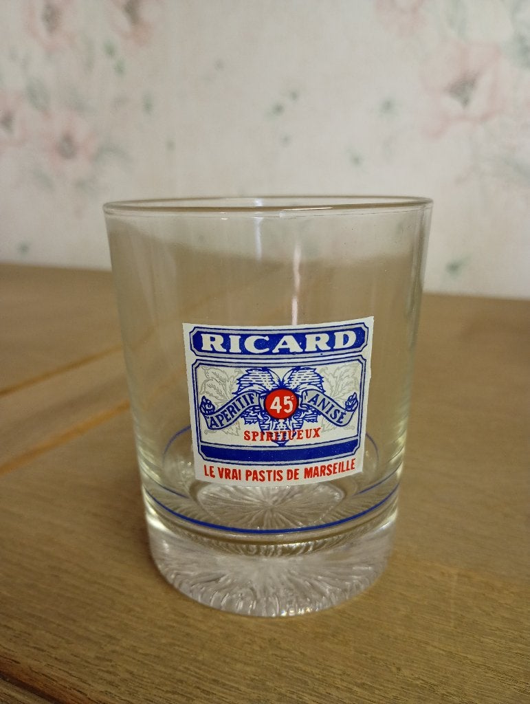 Oud glas Ricard pastis, Verzamelen, Ophalen, Zo goed als nieuw, Gebruiksvoorwerp