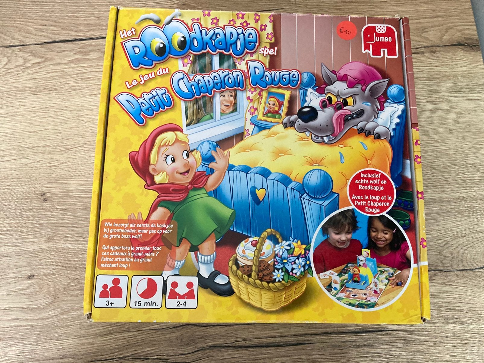 Het roodkapje spel, Drie of vier spelers, Ophalen, Zo goed als nieuw
