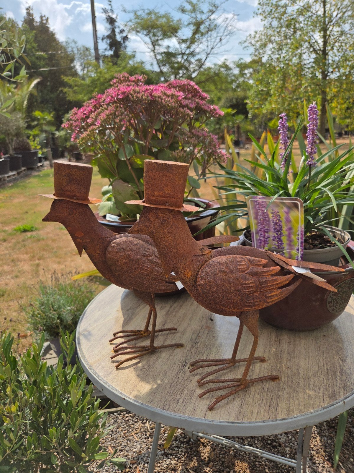Vogel Tuindecoratie, Tuin en Terras, Tuinbeelden, Ophalen, Metaal