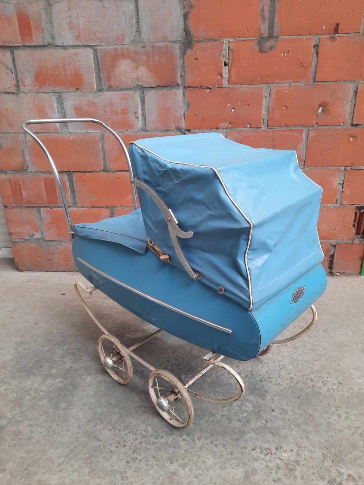 Vintage Sourlex "Made in Belgium" poppenwagen, Kinderen en Baby's, Speelgoed | Poppen, Ophalen, Gebruikt, Onbekend, Sourlex