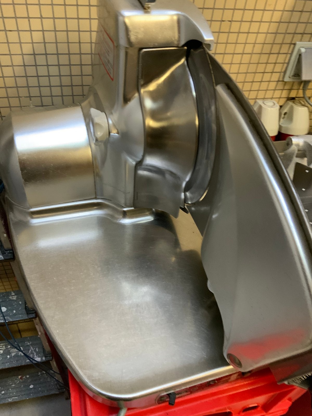 Trancheuse Berkel inox 834, Enlèvement, Utilisé, Boulangerie et Boucherie