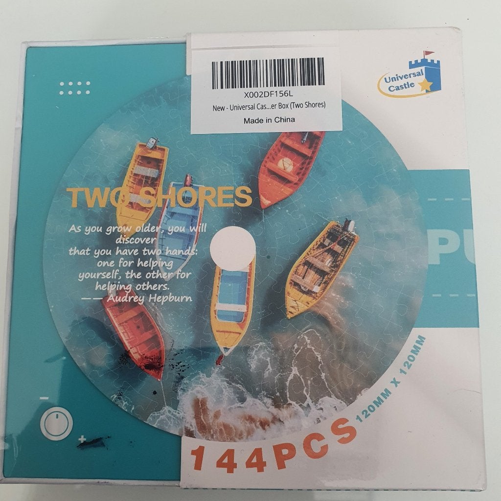 Ronde Puzzel "Two Shores" – 144 Stukjes, Ophalen of Verzenden, Minder dan 500 stukjes, Nieuw, Overige typen