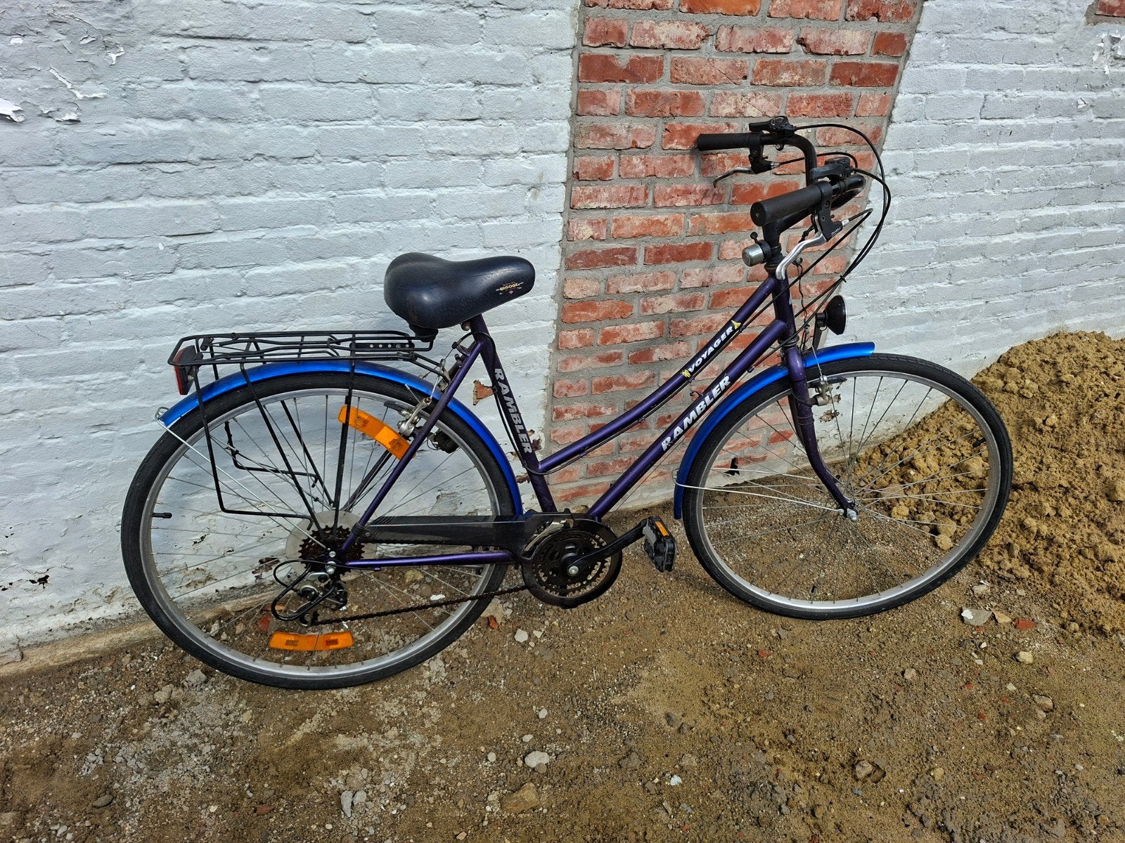 Meisjes fiets kotfiets studentenfiets, Ophalen, Gebruikt, Velgrem, Versnellingen