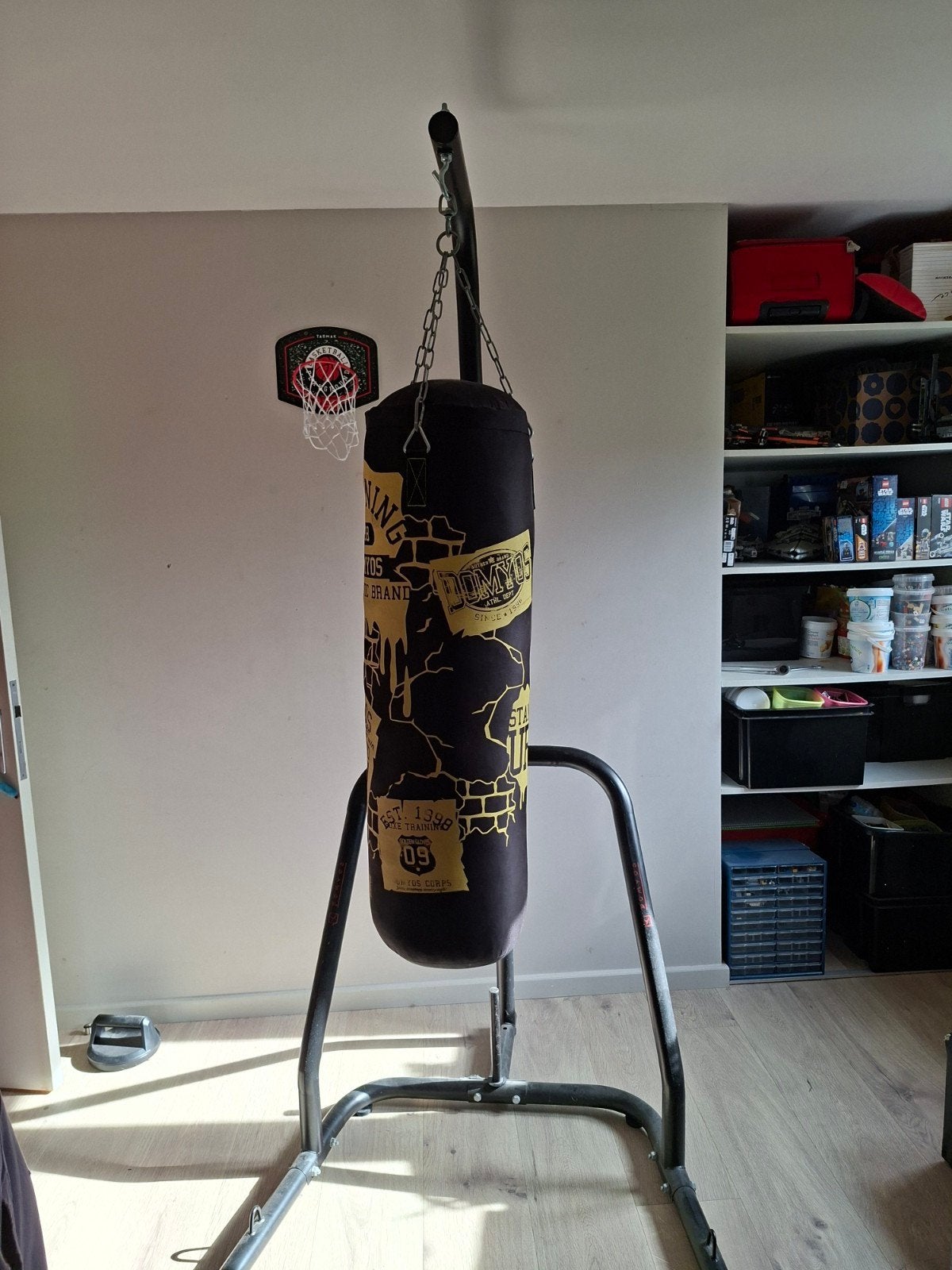 bokszak met stevige staander, Sports & Fitness, Enlèvement, Utilisé, Sac de boxe