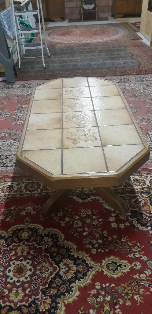 salontafel, Enlèvement, Utilisé, Ovale, Chêne