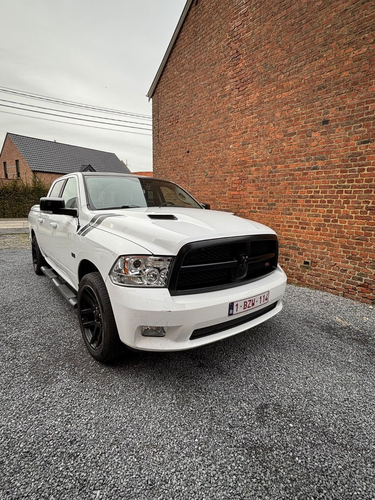 dodge ram 1500 5.7l, Auto's, Automaat, Elektrische ramen, Wit, Leder