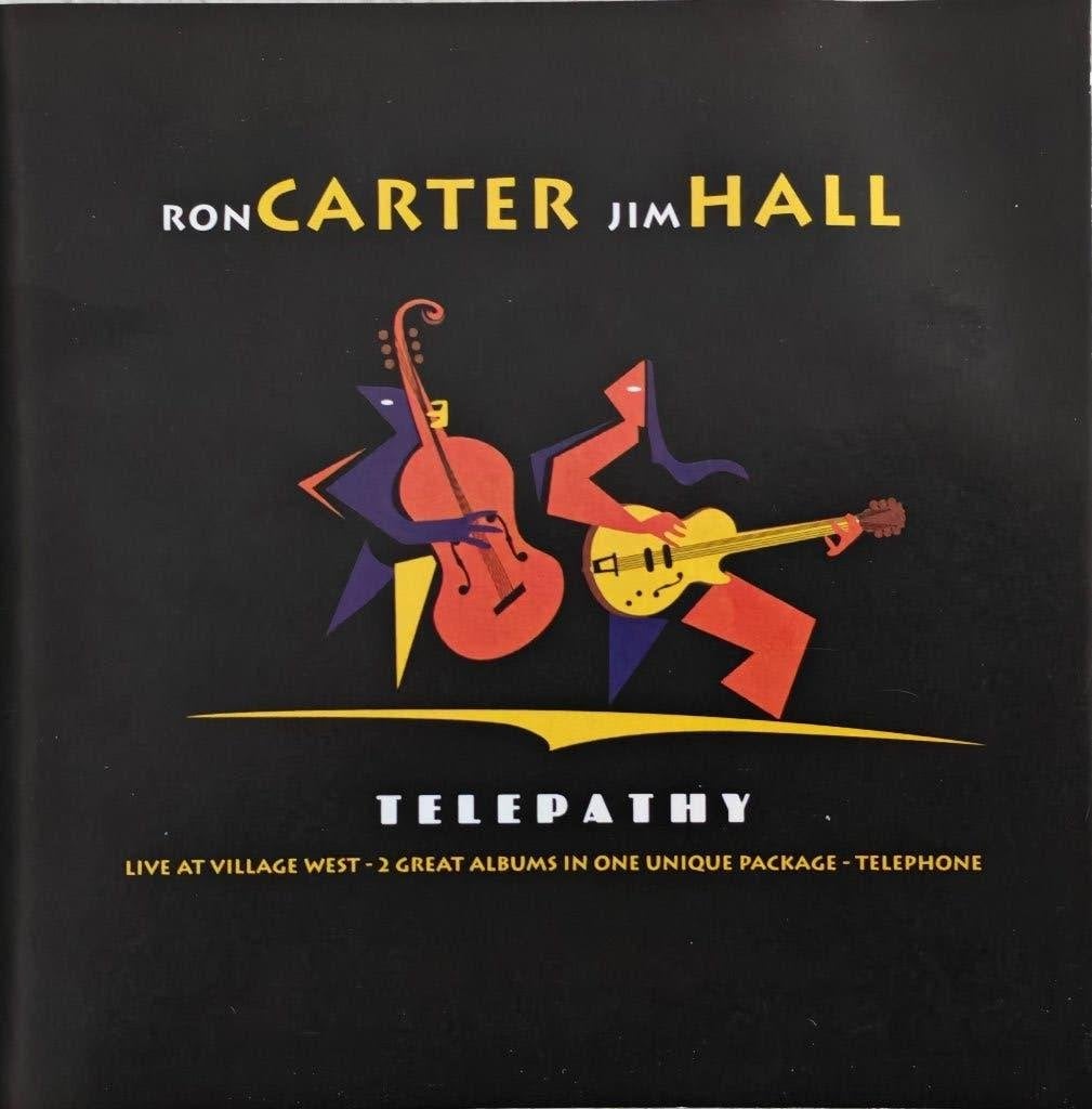 RON CARTER & JIM HALL - Telepathy, Cd's en Dvd's, Cd's | Jazz en Blues, Ophalen of Verzenden, Zo goed als nieuw, Jazz, Album