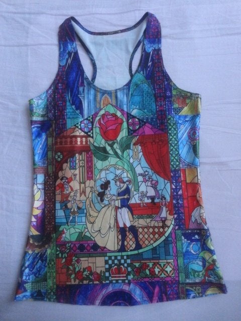 topje van Beauty and the Beast, Kleding | Dames, Topjes, Nieuw, Meerkleurig, Verzenden, Maat 36 (S)