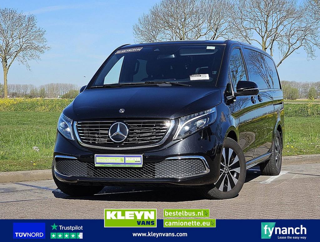 Mercedes-Benz EQV 300 L2 Dubbele Cabine !, Auto's, Automaat, Cruise Control, Zwart, Mercedes-Benz