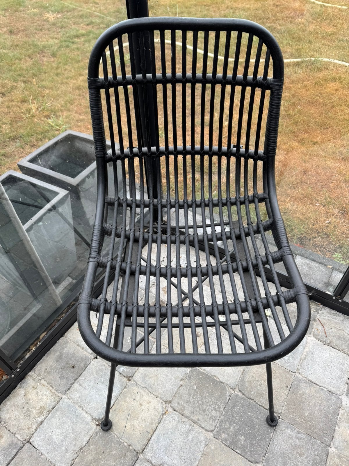 Stoel in rotan, Tuin en Terras, Ophalen, Zo goed als nieuw, Rotan